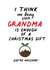 Christmas Card from Grandma to let your grandchild know how lucky they are created by IWLT