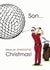 Golf Christmas Card For Son - Golfing Santa - Have An Awesome Christmas created by Jackie Ponwaye Design