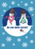 Funny Christmas character card created by Sarah Twist
