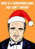Funny Christmas card featuring The Godfather aka Marlon Brando created by Graham Sanders