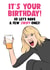 Celebrate your birthday with a few Swift ones! Funny card for Taylor Swift fans. created by Chris Williams