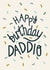 Happy Birthday Daddio - Stylish and Modern Confetti Card for Dad created by Christine Cuddihy Illustration