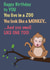 Cheeky Funny | Childish | Monkey Zoo | Birthday Photo Card created by Pottsy Prints
