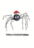 Cute Quirky Christmas Card - Feliznavidaddylonglegs created by Flockadoodle