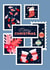Merry Christmas Retro Vintage Stamp Card created by Curious Print Studio