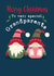 A cute Christmas card with Christmas Gonks/Gnomes for very special grandparents. created by Memelou