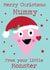 Cute Little Monster card - Merry christmas Mummy- from your little monster. created by Memelou