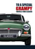MGB SPECIAL GRAMPY CLASSIC CAR Greetings Card created by RetroMotion Artwork