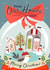 Cute Snow globe Christmas card for your neighbours, friends and family created by Bliss