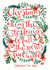 Cheeky Christmas card created by Lucy Duckham Illustration
