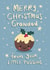 Cute Christmas Card for Grandad - from the grand kids - Little Pudding created by Tilly Bean Loves
