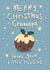 Cute Christmas Card for Grandpa - from the grand kids - Little Pudding created by Tilly Bean Loves