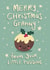 Cute Christmas Card for Granny - from the grand kids - Little Pudding created by Tilly Bean Loves