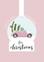 Cute Christmas Card - Car in Snow - Driving Home For Christmas created by girlinmind