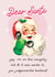 Funny and rude Christmas card- Santa is judgemental- on the naughty list created by Vanilla Frosting Studio