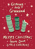 Cute Christmas Card for Granny and Grandad from grand kids Three Little Crackers created by Tilly Bean Loves