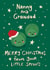 Cute Christmas Card for Nanny and Grandad - from grand kids - Two Little Sprouts created by Tilly Bean Loves