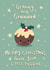 Cute Christmas Card for Granny and Grandad - from the grand kids Little Pudding created by Tilly Bean Loves