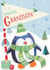 Cute Christmas card for your grandson created by Sally Darby Illustration