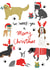 Cute Dog themed Christmas Card created by Laura Barnes