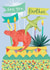Fun Birthday card for Kids - Dinosaur Cake - For You, Brother created by Louise Tiler