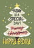 Funny Christmas Birthday Card for Loved One - Special Christmas Baby created by Daksha Giri