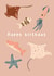 Happy birthday - Sea life Animals -Stingray Fish created by Ellen Cawley