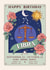 Pretty Birthday Card For Libra - Zodiac Sign Flowers and Personality created by Angie Spurgeon