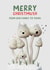 Funny Christmas Card For Family - Mushrooms - Merry Christmush created by Mr Muir