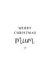 Minimalist Merry Christmas Card For Mum created by Kalm Lettering