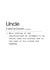 Uncle Defined created by simonsays