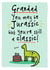 Funny Birthday Card for Grandad - Dinosaur Jurassic - Old Age created by Bow & Bell