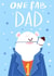 Cute Polar Bear Birthday Card - For Dad - Father's Day Card created by Salomey Draws