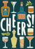 Vintage Cocktails Card - Cheers -Congratulations - Anniversary created by Sasha Tyrer