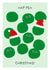 Cute Christmas Card for Loved One - Hap-pea Christmas created by Paint by Louise