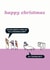 Funny christmas walk christmas card created by Modern Toss