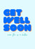 Get Well Soon Greetings Card for Men - Man Flu is a Killer - Sarcastic Cards created by Jodie Michelle