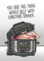Funny Christmas card for family or friends - Turkey doesn't fit in the air fryer created by Ilan Asher