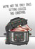 Funny Christmas card for family or friends - Turkey won't fit in the air fryer created by Ilan Asher