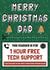 Tech Support Voucher Xmas Card for Dad created by AbiGoLucky
