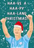 Man City Christmas Card with Erling Haaland created by Replay Prints