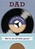 Classic Birthday Card - Vinyl Record - Dad - You're an all time great! created by 0nly Me!