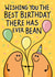 Cute Baked Bean Birthday Card created by Jampuppy Design Studio