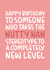 'Nutty Nan Stereotype' Funny and Cheeky Birthday Card for Nan/Grandmother created by Brogan Thomas