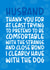 'Thank You For At Least Trying' Funny Birthday/Anniversary Dog Card for Husband created by Brogan Thomas