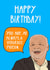 Funny birthday card- train guy- Bob Mortimer created by Anna Kathryn 