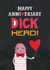 Aniversary dick head card created by Pencilface