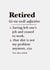 Retired congratulations dictionary definition friend family card created by The Girl Next Draw Cards