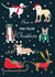 Dog Christmas card. created by Charlotte Farr