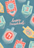 Happy Hanukkah Dreidels Card created by Callisto Design Co.